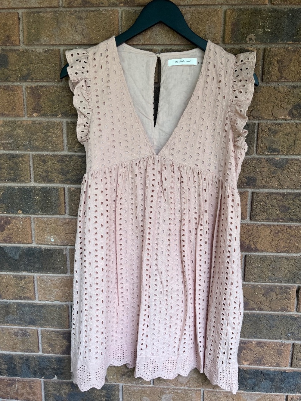 Mustard Seed eyelet dress, small